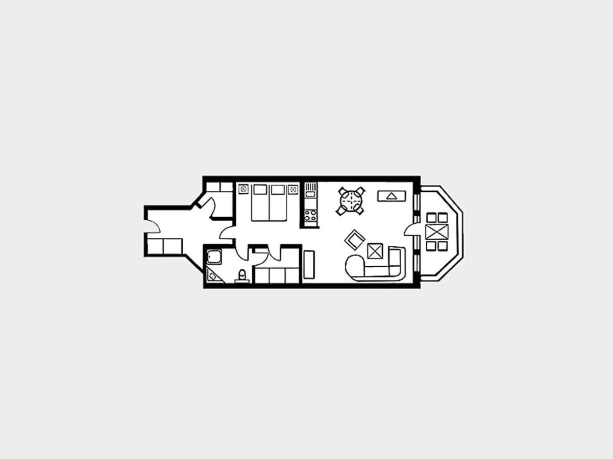 Strandvillen Binz - 1-Raum-Ferienwohnung Mit Meerblick Und Balkon Sv-763 エクステリア 写真